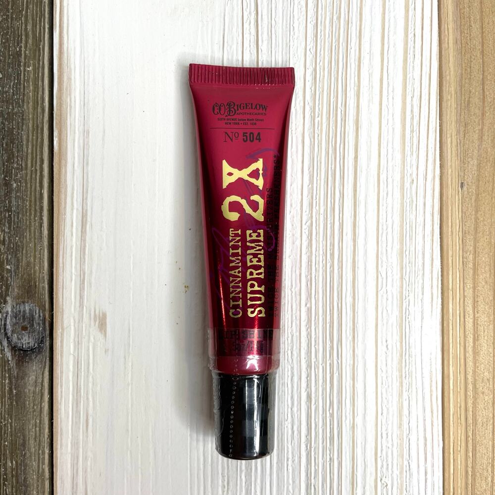 C.O. Bigelow Cinnamint Supreme 2X Lip Shine No 504 Rare NEW Sealed Discontinued